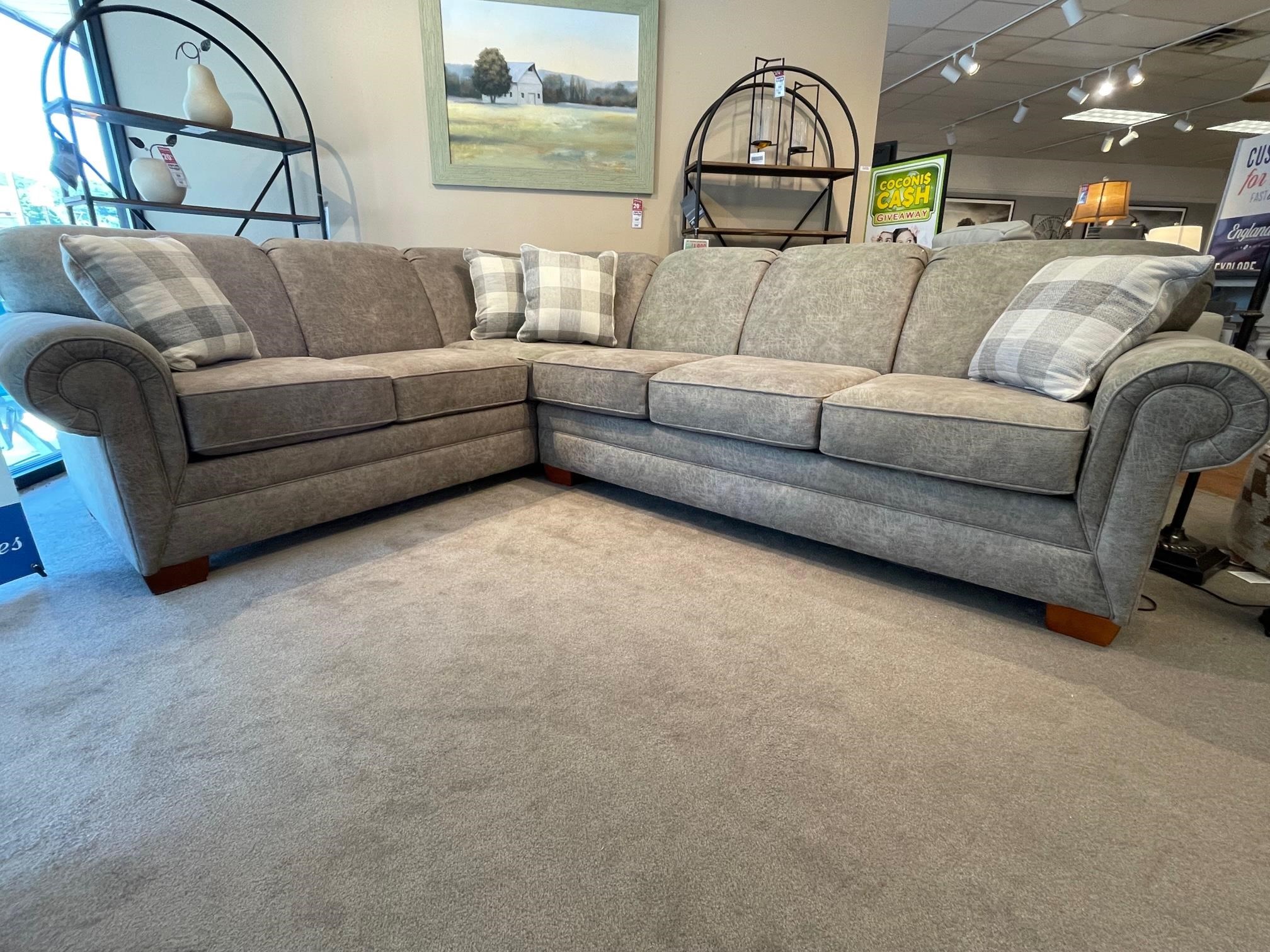 2 Piece Sectional with Frame Kit Upgrade