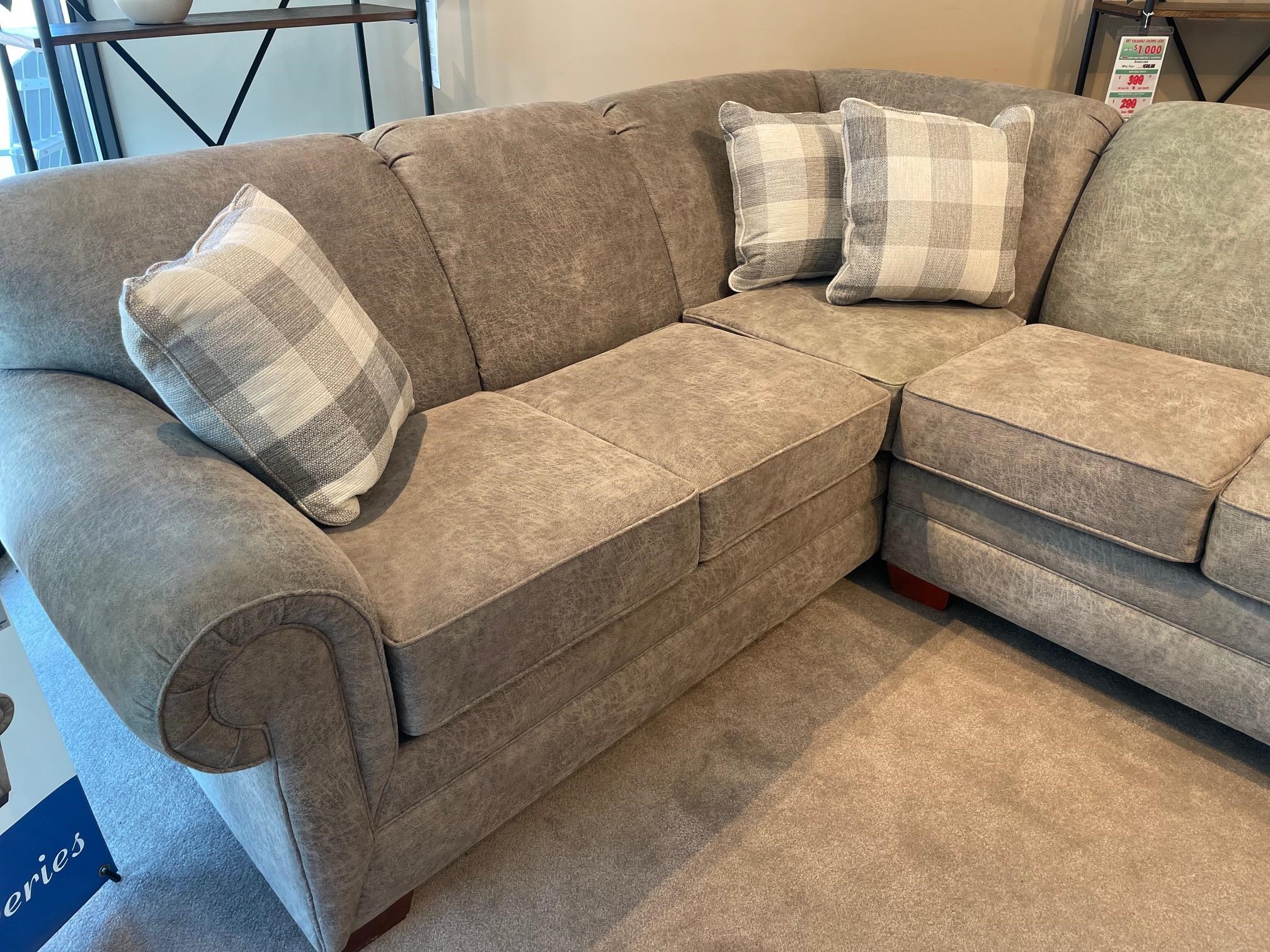 2 Piece Sectional with Frame Kit Upgrade