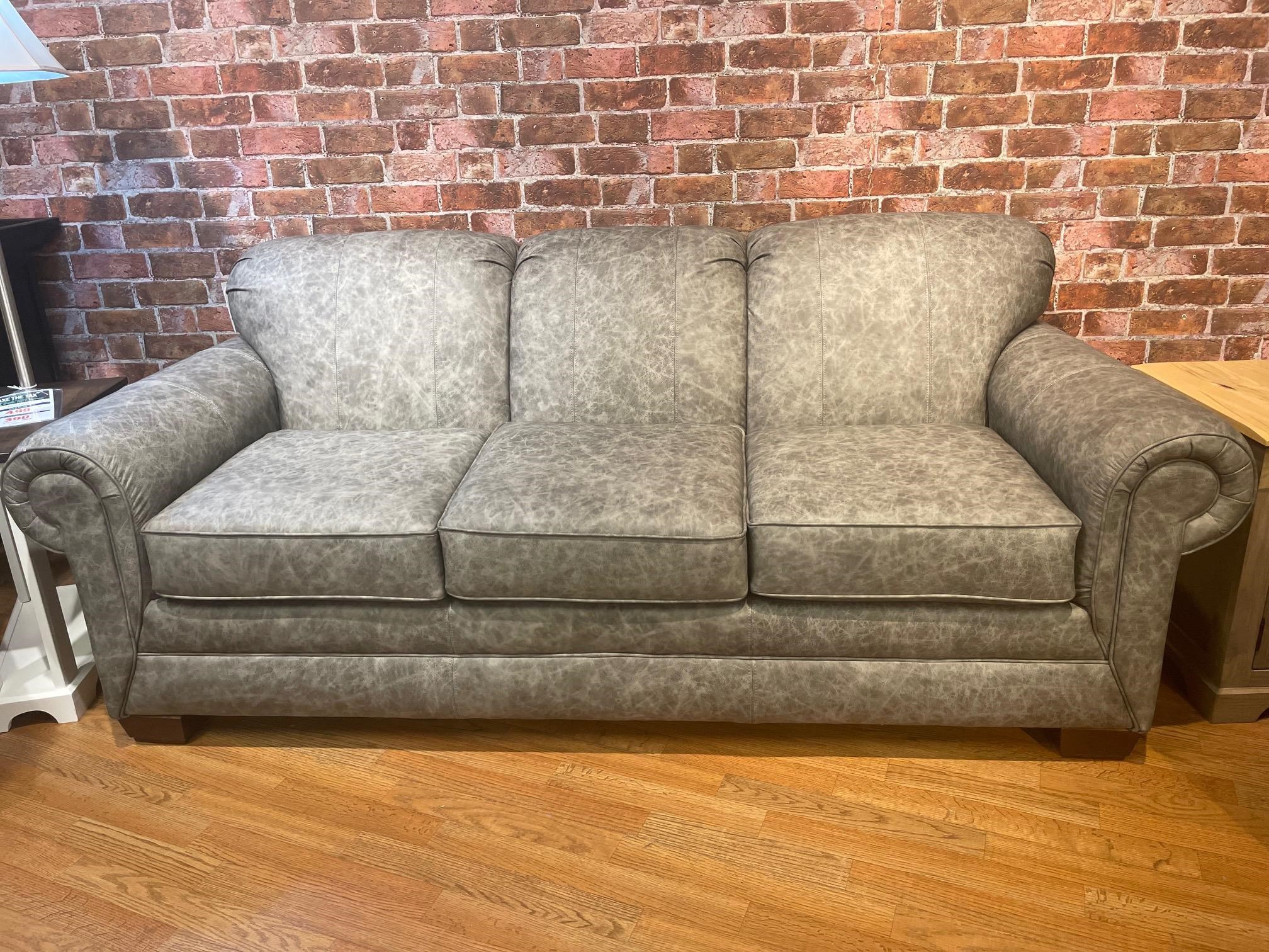 Leather Sofa with Upgraded Frame Kit
