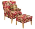 England Natalie Chair and Ottoman