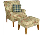 England Natalie Chair and Ottoman