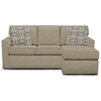 Sofa with Floating Ottoman Chaise