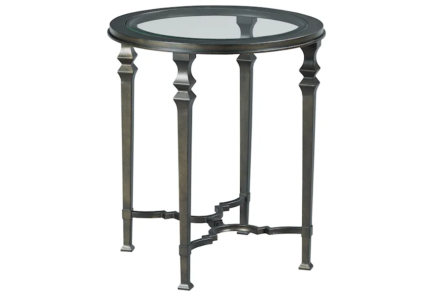 Paragon Round End Table by England at VanDrie Home Furnishings