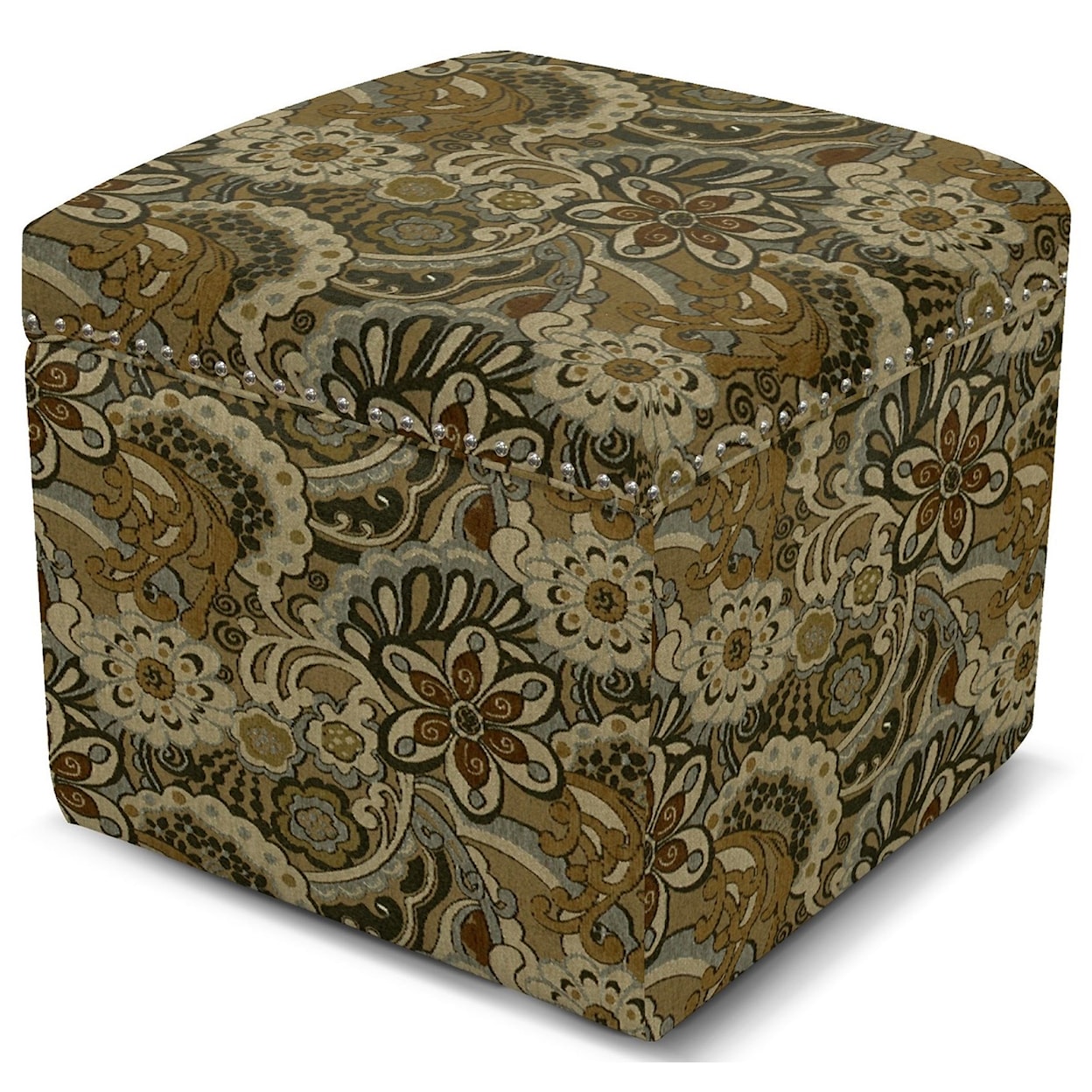 England 2F00/N Series Storage Ottoman with Nailhead Trim