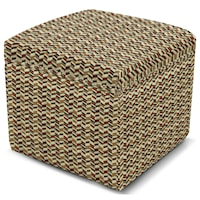 Storage Ottoman with Nailhead Trim