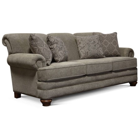 Sofa with Nailhead Trim