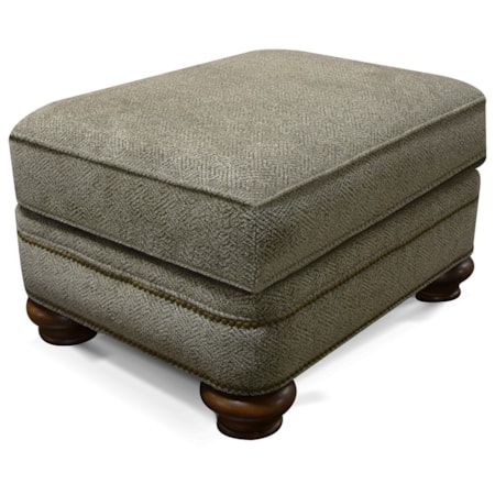 Ottoman with Nailhead Trim