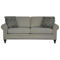 Traditional Sofa w/ Nail Head Trim