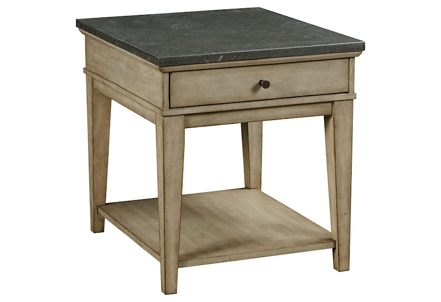 Riverstone Rectangular End Table by England at Value City Furniture