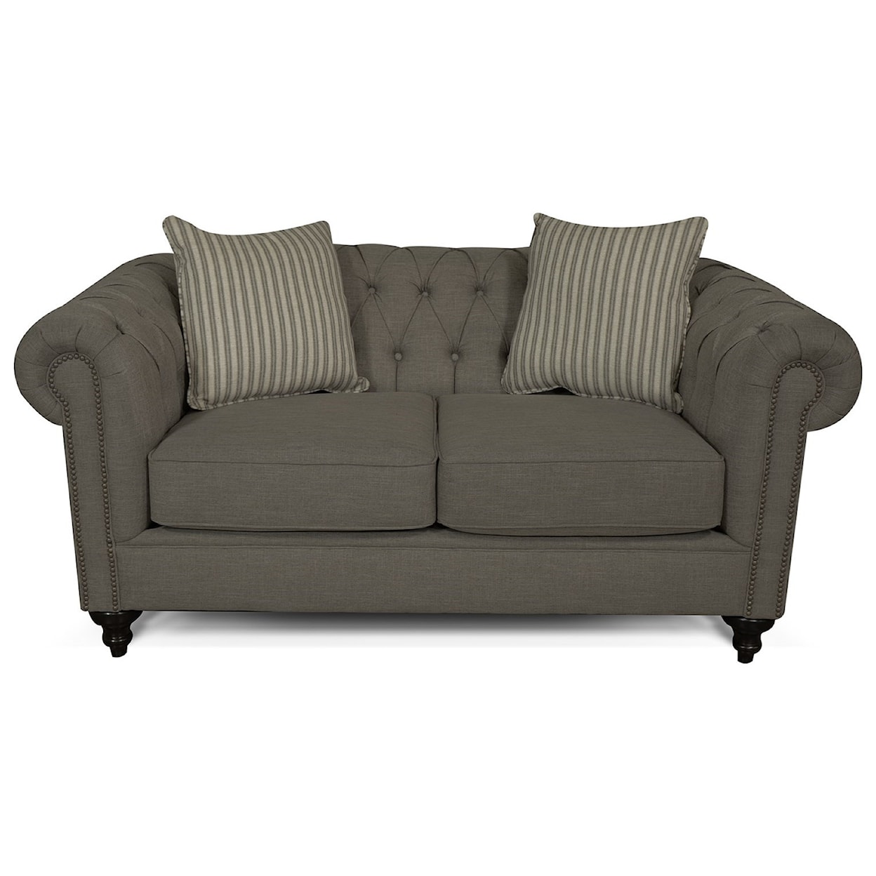 England Brooks 4H00 (by England)  Loveseat with Button Tufted Back