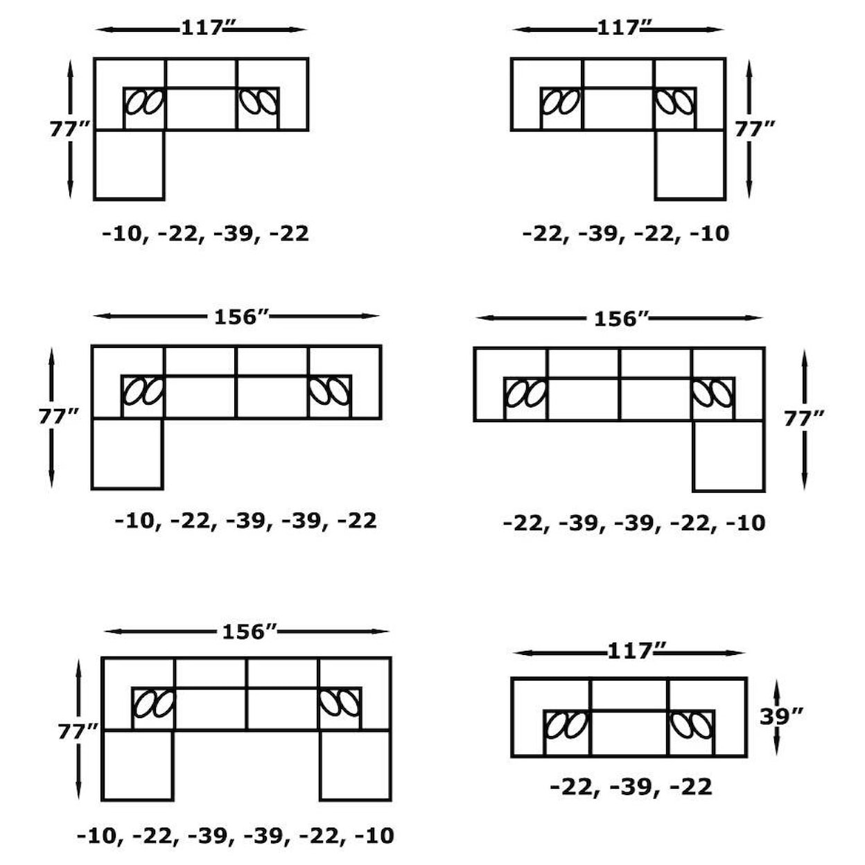 England Quigley Sectional