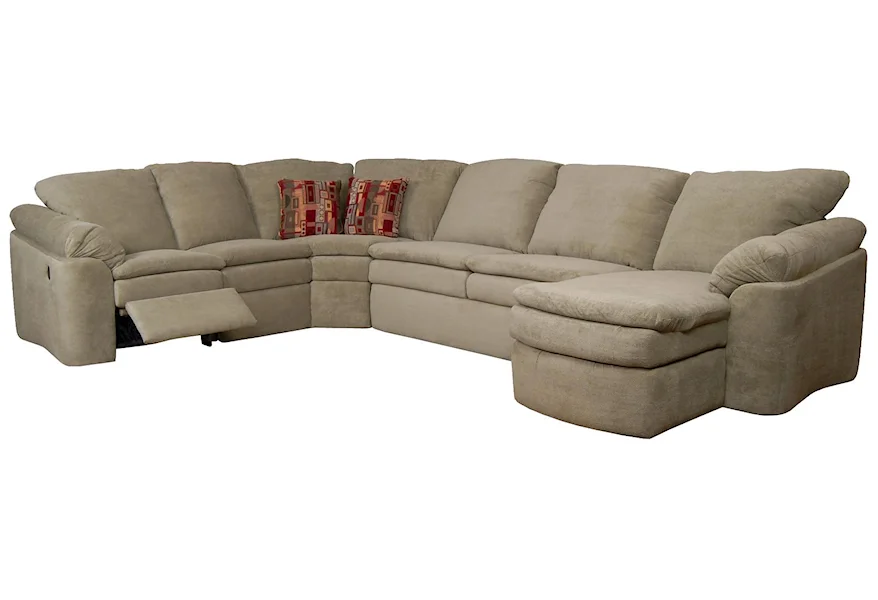 7300/L Series Reclining Sectional by England at VanDrie Home Furnishings