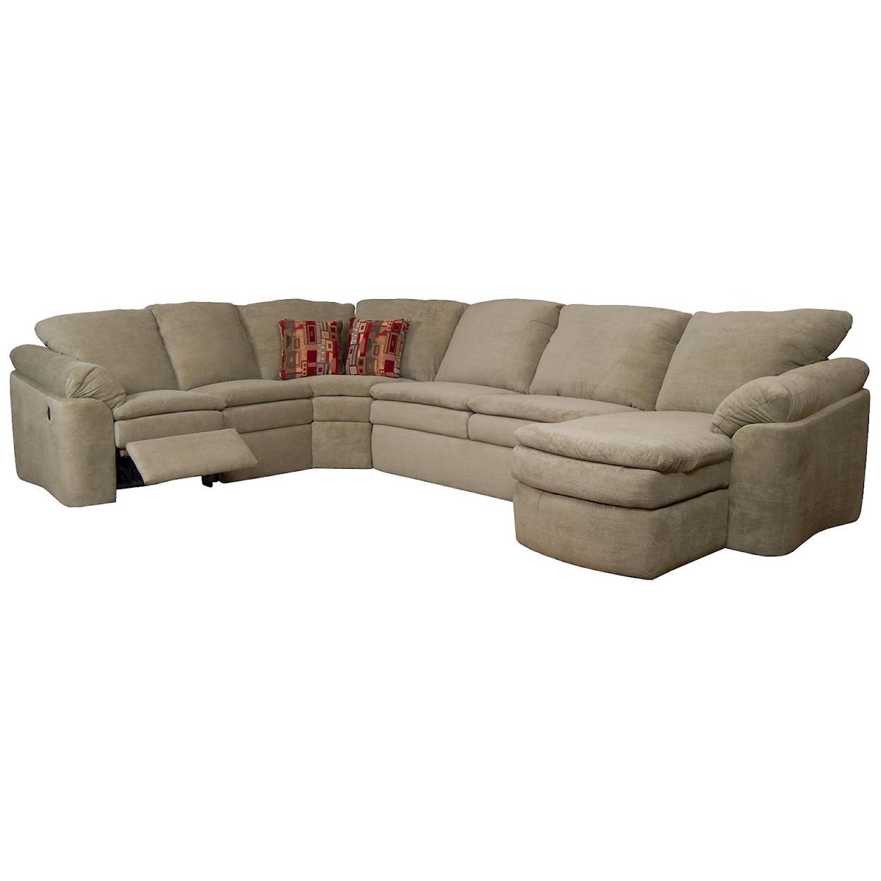 England 7300/L Series Reclining Sectional