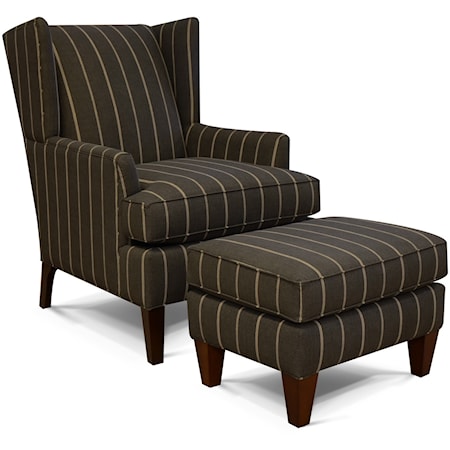 Chair and Ottoman Set