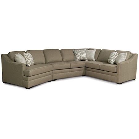 Sectional Sofa with Cuddler