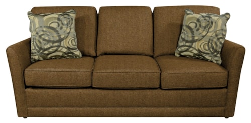 Simple Sofa with Tapered Arms