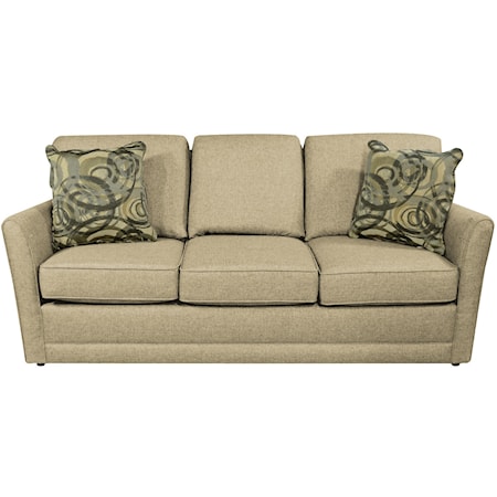 Simple Sofa with Tapered Arms