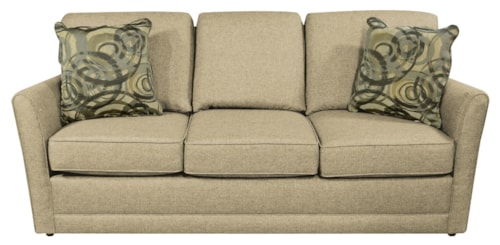 Simple Sofa with Tapered Arms