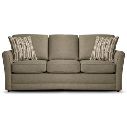 Simple Sofa with Tapered Arms