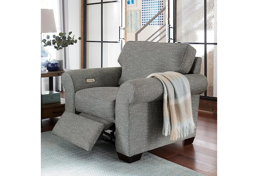 Wallace Chair with Power Ottoman by England at Belfort Furniture