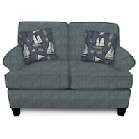 Loveseat with Casual Style