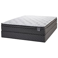 Full 10" Euro Top Mattress and 9" Grey Foundation