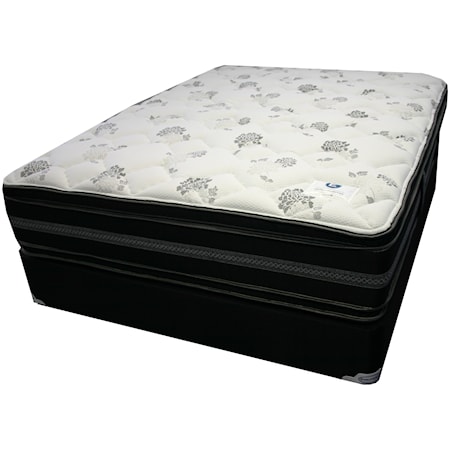 Twin Firm Pillow Top Two Sided Mattress Set