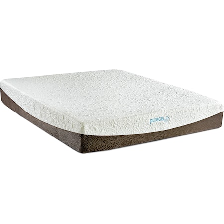 King 10" Gel Memory Foam Mattress 