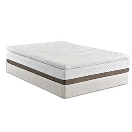 Queen 12" Gel Hybrid Mattress Set