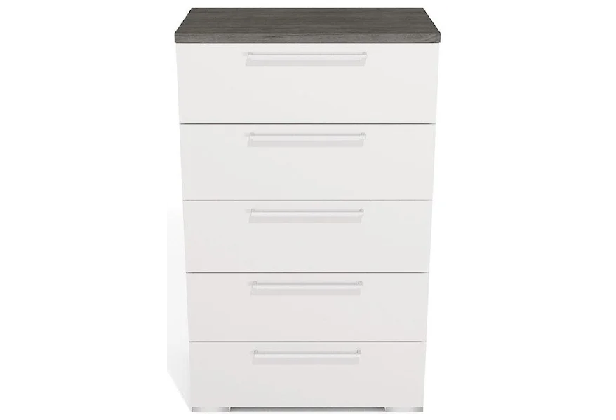 Ariana 5 Drawer Dresser by Equitable Trading, Inc at HomeWorld Furniture