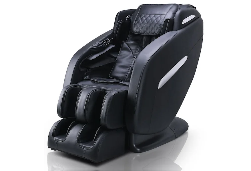 Saturn Black Zero Gravity Massage Chair by Ergotec at Sam Levitz Furniture