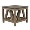 Essentials for Living Bella Antique Blue Stone End Table