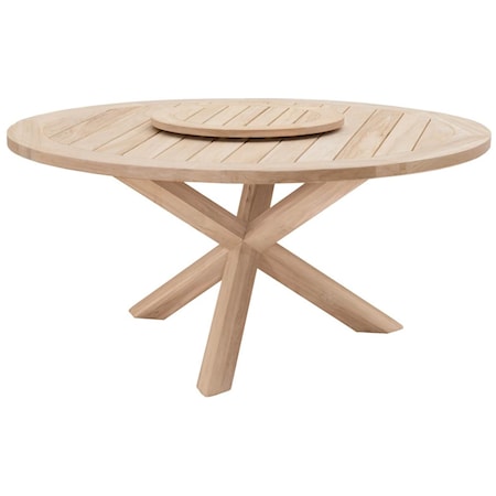 Outdoor 63 inch Round Dining Table