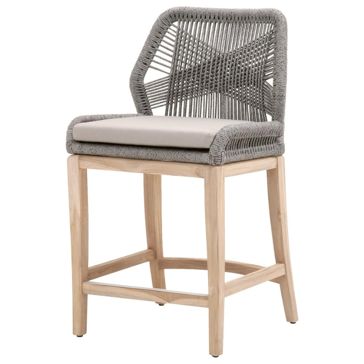 Essentials for Living Woven LOOM OUTDOOR COUNTER STOOL