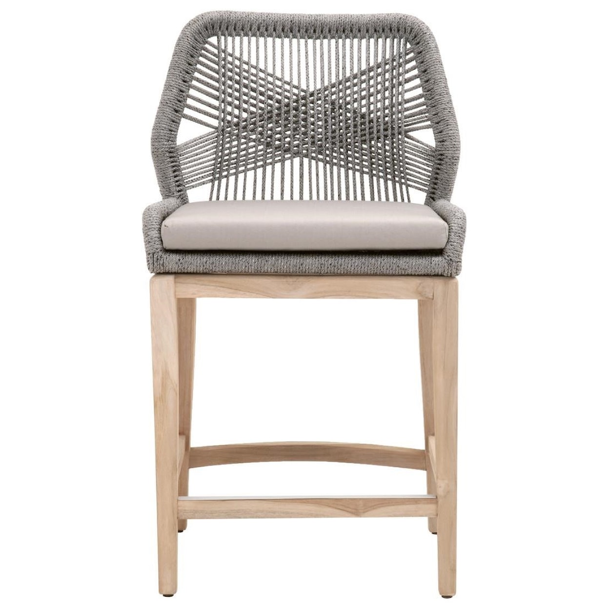 Essentials for Living Woven LOOM OUTDOOR COUNTER STOOL