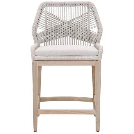 LOOM OUTDOOR COUNTER STOOL