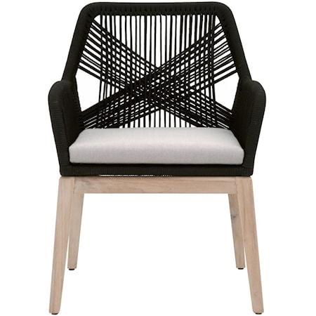 LOOM OUTDOOR ARM CHAIR