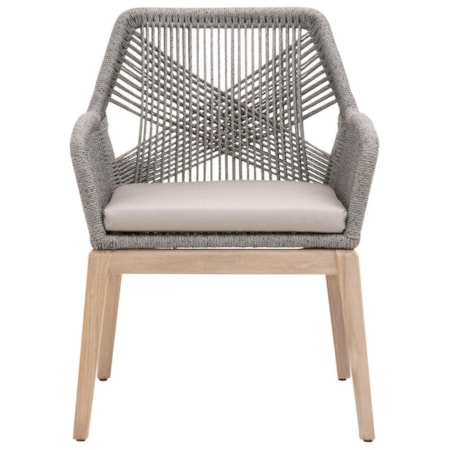 LOOM OUTDOOR ARM CHAIR