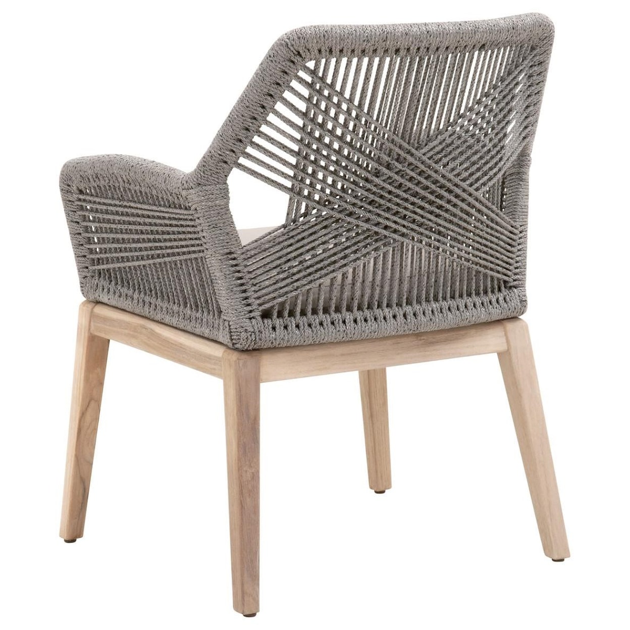 Essentials for Living Woven LOOM OUTDOOR ARM CHAIR