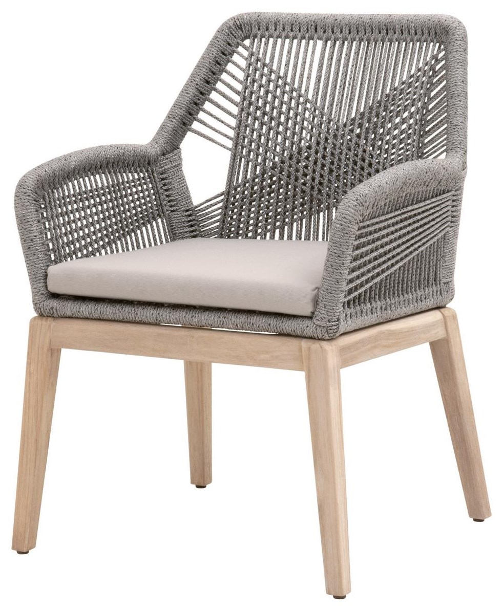 Essentials for Living Woven LOOM OUTDOOR ARM CHAIR