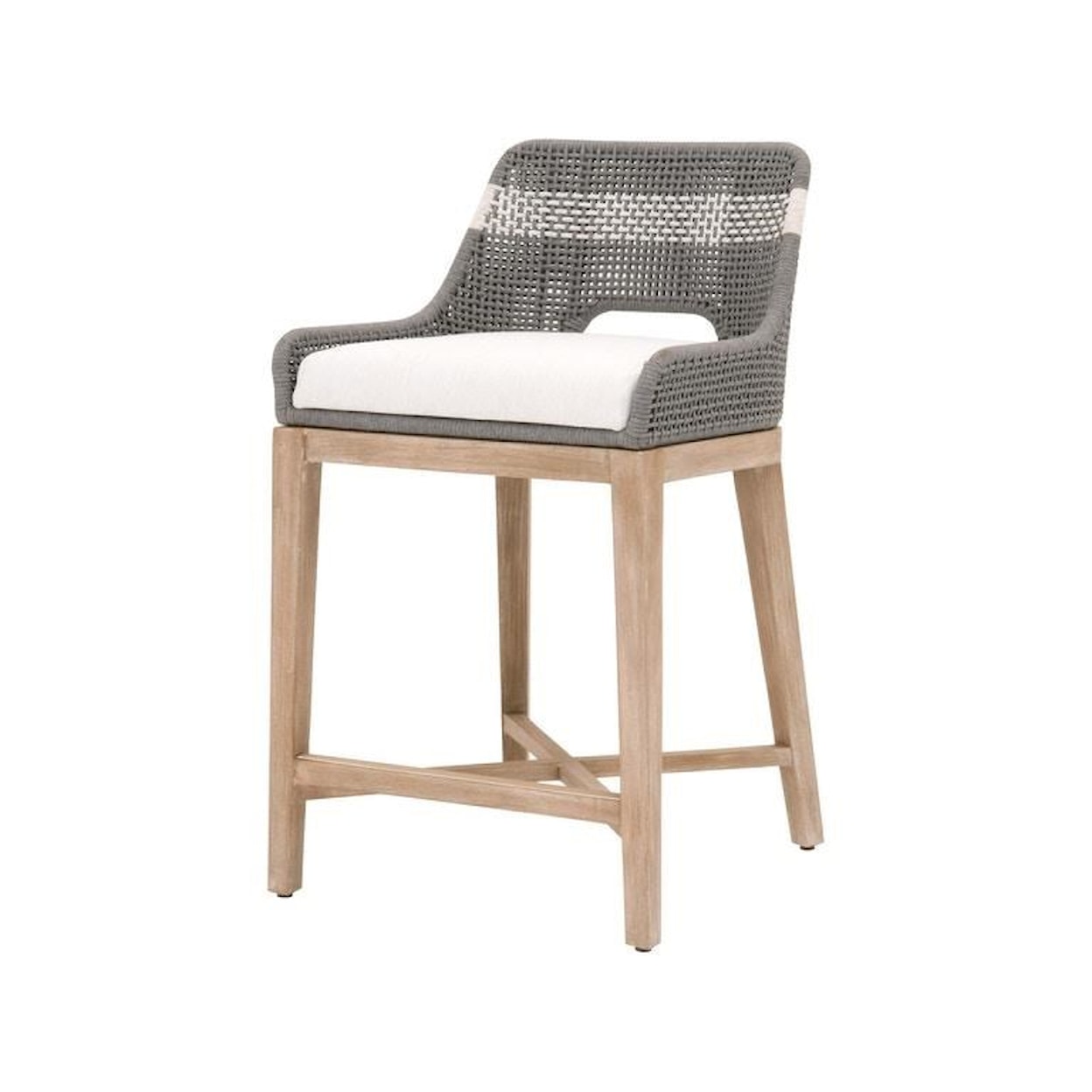 Essentials for Living Woven Woven Tapestry Outdoor Counter Stool