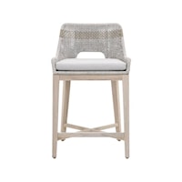 Woven Tapestry Outdoor Counter Stool