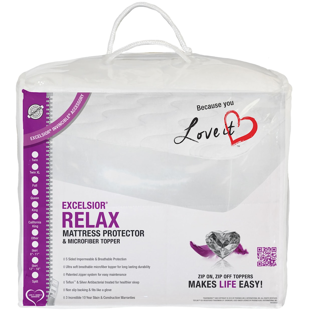 Excelsior Relax 16" Queen Mattress Protector