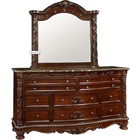 Dresser and Mirror