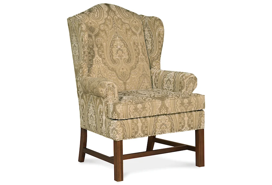 1072 Upholstered Wing Chair by Fairfield at Simon's Furniture