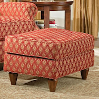 Traditional UpholsteredOttoman 