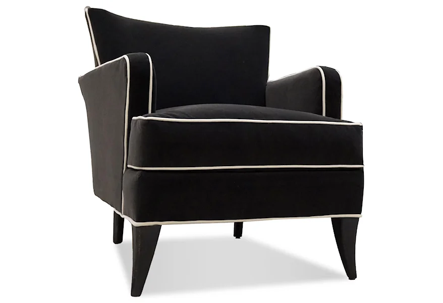 1434 1434-01 in 9101G Smoke | Chair w/Contrast We by Fairfield at Upper Room Home Furnishings