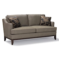 Casual-Contemporary Stationary Sofa