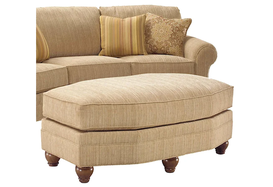 3768 Oval Ottoman by Fairfield at Upper Room Home Furnishings