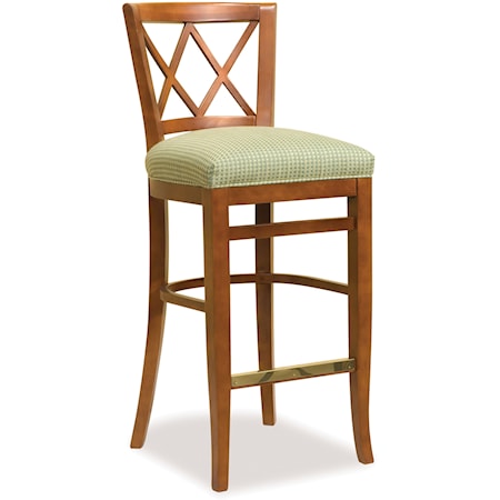 Bar Stool with Upholstered Seat